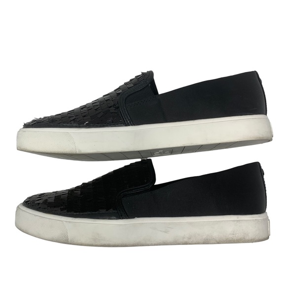 Sam Edelman Elton Black Sequin Slip-On Sneakers Loafers Size 8.5 - Picture 5 of 9